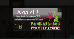 Desktop Screenshot of gaumepaintball.com